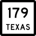 State Highway 179 marker