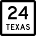 State Highway 24 marker