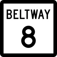 Texas beltway route marker