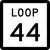 State Highway Loop 44 marker