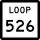 State Highway Loop 526 marker