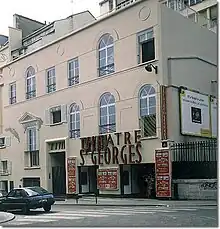 Complete anamorphosis of the frontage of the Saint-Georges Theatre