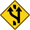 Added lane ahead