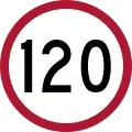 Speed limit (120 km/h)