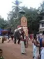 Thalikunnu shiva temple Procession