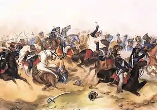 Battle of Tápióbicske, painted 1849–1850