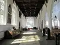 Thaxted Church, South Aisle, looking west