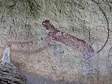 Panther petroglyph located in Panther Cave jointly managed with Seminole Canyon State Park and Historic Site