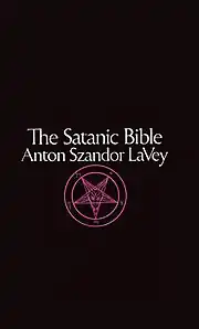 Cover of the book showing title and author in white text above a purple Sigil of Baphomet