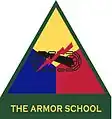 The U.S. Army Armored School insignia.