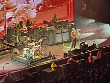 An image of The Black Keys on stage at the O2 arena, london