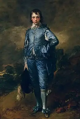 Thomas Gainsborough, The Blue Boy, c. 1770, reviving the style of Van Dyck's period as semi-fancy dress