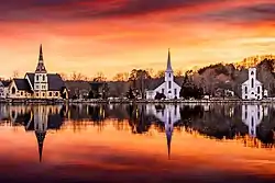 The Three Churches of Mahone Bay