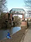 The River Foss Barrier (open), viewed from the south53°57′08″N 1°04′42″W﻿ / ﻿53.952342°N 1.078394°W﻿ / 53.952342; -1.078394