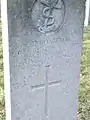 The grave of Stoker 1st Class Boniface from HMS Niger.