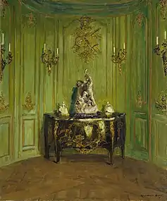 The Green Salon, 1912, at the Metropolitan Museum of Art