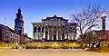 Blue hour photograph of the Harris Museum taken in the morning 5 March 2022