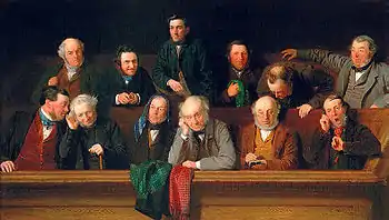 Image 2Painting of a jury deliberating