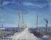 1920, The Kemmel Road, Flanders