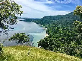 Kokotuku Peninsula, showing Dongalan Beach