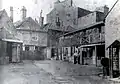 The Mitre Inn yard, 1900