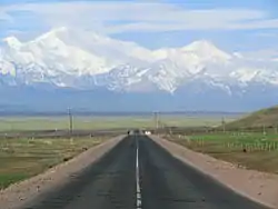 The Pamirs with Lenin Peak from Sary-Tash