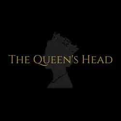 Logo with the text "The Queen's Head"