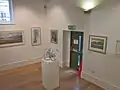 Display gallery at the Tannery, MOMA, Machynlleth