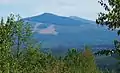 The Three Sisters seen from trail