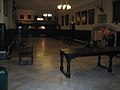 The Jacobean Great Hall, now known as the Top Refectory, where Cromwell spent the night.