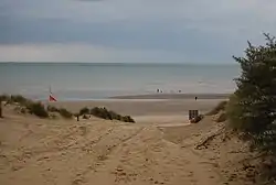 The beach at Camber Sands
