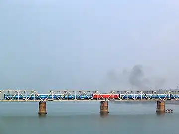 Netravati railway bridge as a gateway to Mangalore