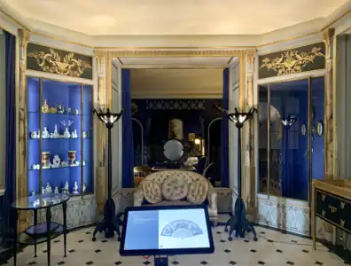 The boudoir of fashion designer Jeanne Lanvin (1922–25) now in the Museum of Decorative Arts, Paris, France