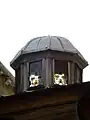 Detail of the domed skylight