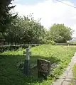 The grave of Nine Brothers Kherkheulidze with their mother and sister