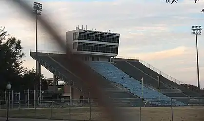 Maverick Stadium Press Box side