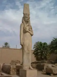 Queen Meritamen statue at Akhmim