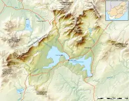 Catchment area of the dam