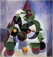 De Stijl: Theo van Doesburg's geometric Composition I (Still Life), 1916