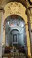 The entrance arch with the Theodoli coat-of-arms.