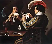 Image 13The Card Players, 17th-century painting by Theodoor Rombouts (from Card game)