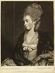 Theophila Palmer, mezzotint by John Raphael Smith of original by Sir Joshua Reynolds, published 1778, British Museum, 2006, U.214