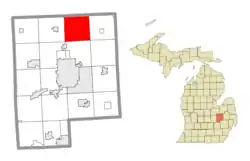 Location within Genesee County