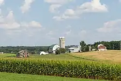 A dairy farm near route 356