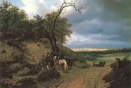 Munich after the lightning  (1831)