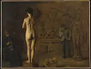 William Rush Carving his Allegorical Figure of the Schuylkill River by Thomas Eakins, 1908