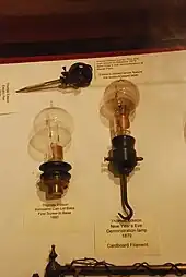 Image 10Edison electric light bulbs 1879–80 (from History of technology)