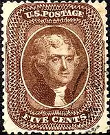 Thomas Jefferson Issue of 1857