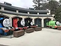 The Tidmouth Sheds attraction at Thomas Land