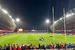 The northern end of Thomond Park is known as the "Ballynanty End"